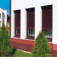 Роллеты защитные алюминиевые